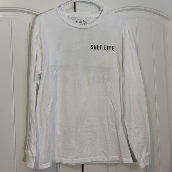 Salt Life Other - Salt Life Men's Classic White Long Sleeve Tee